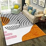 NW Nordic Wohnzimmer Sofa Couchtisch Große Fläche Voller Teppich Schlafzimmer Nachttischmatte rutschfeste Verschleißfeste Matte