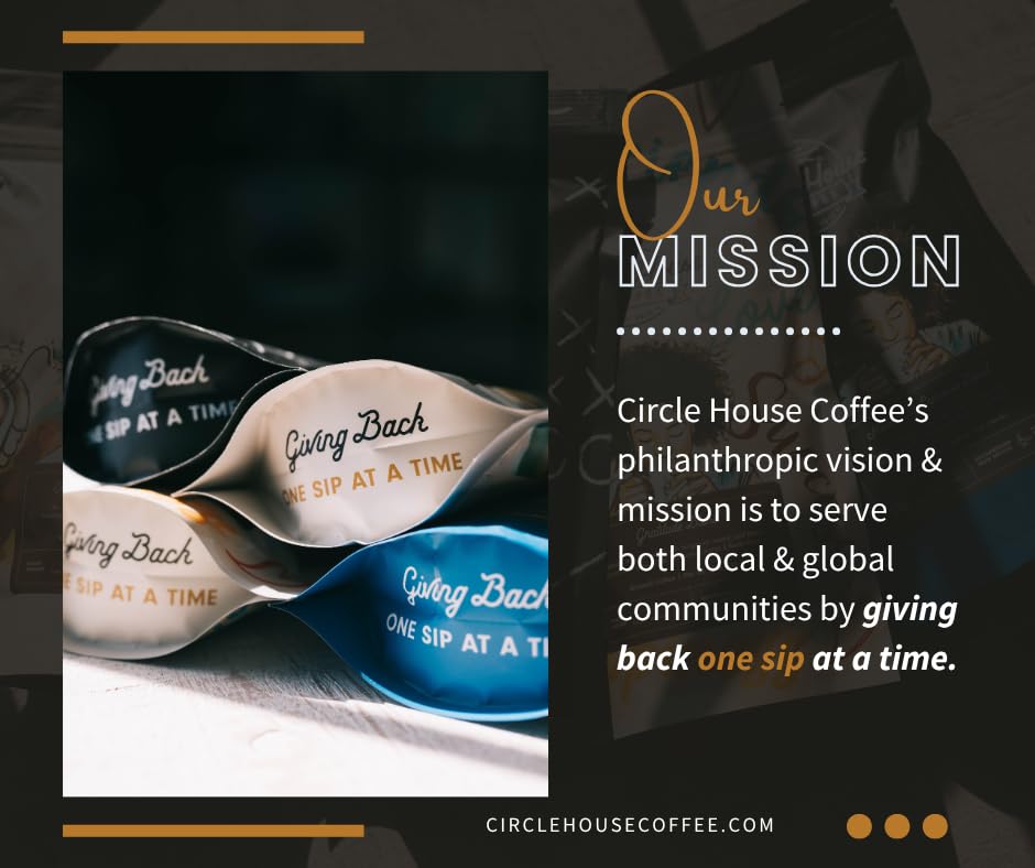 Circle House Coffee Motor City Blend Café Molido Tostado Oscuro miniatura 5
