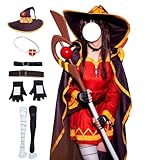 Anime Megumin Cosplay Costume Dress Outfit Genius Magician Cloak