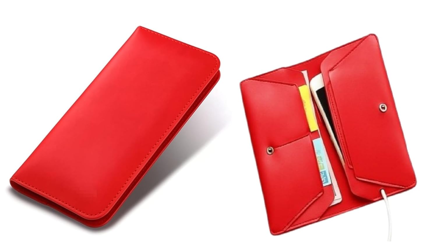 WHITBULL Dual Mobile Pouch with Card Holder Slot Phone Case for Xiaomi 15 Pro / 15 Ultra/Redmi 14C / Poco M7 Pro / K80 Pro / K80 / Poco F7 Pro/Poco F7 (Red) (2 Phones Kept Comfortably) WHITBULL Dual Mobile Pouch with Card Holder Slot Phone Case for Xiaomi 15 Pro / 15 Ultra/Redmi 14C / Poco M7 Pro / K80 Pro / K80 / Poco F7 Pro/Poco F7 (Red) (2 Phones Kept Comfortably)