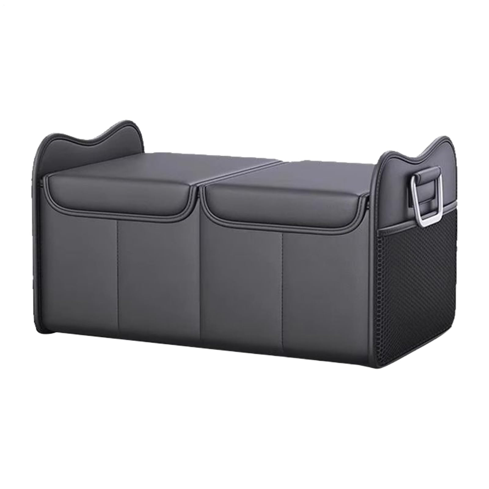 Genérico Organizer per bagagliaio, organizer per auto con coperchio | accessorio pieghevole per auto, furgoni, berlina, viaggi, strada, indispensabile
