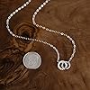EFYTAL-Mom-Gifts-925-Sterling-Silver-Small-CZ-Interlocking-Circles-Necklace-for-Mother-Daughter-Necklaces-for-Women-Best-Birthday-Gift-Ideas-Pendant-Mothers-Jewelry-For-Her-Mothers-Day EFYTAL Sterling Silver Mother Daughter Necklace, Sentimental Jewelry Gifts for Mom and Daughter
