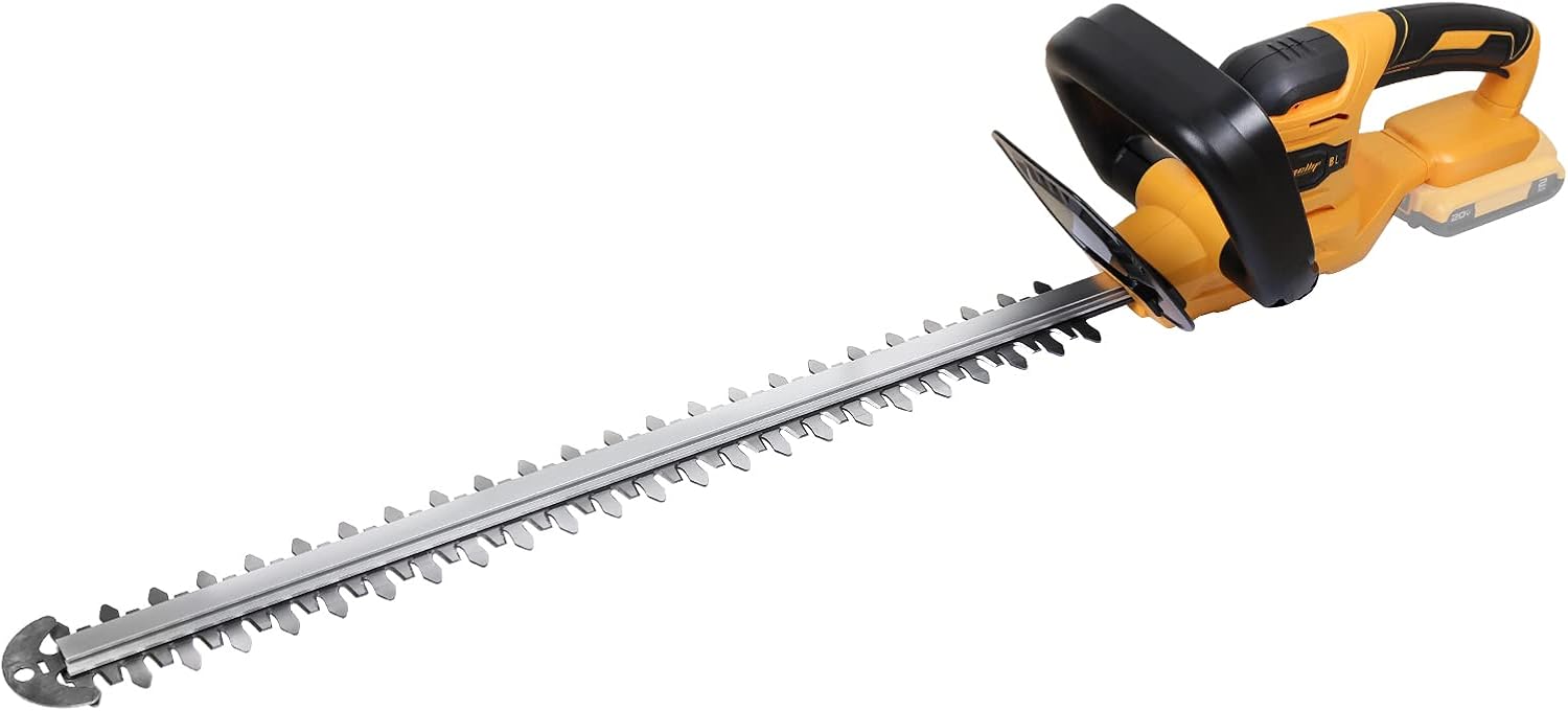 Mellif Cordless Hedge Trimmer for Dewalt 20V MAX Battery, Electric Bush Trimmer with 22" Dual