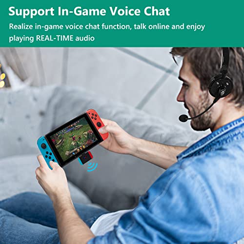 Giveet Wireless Gaming Headset Set w/USBC Audio Dongle Compatible with