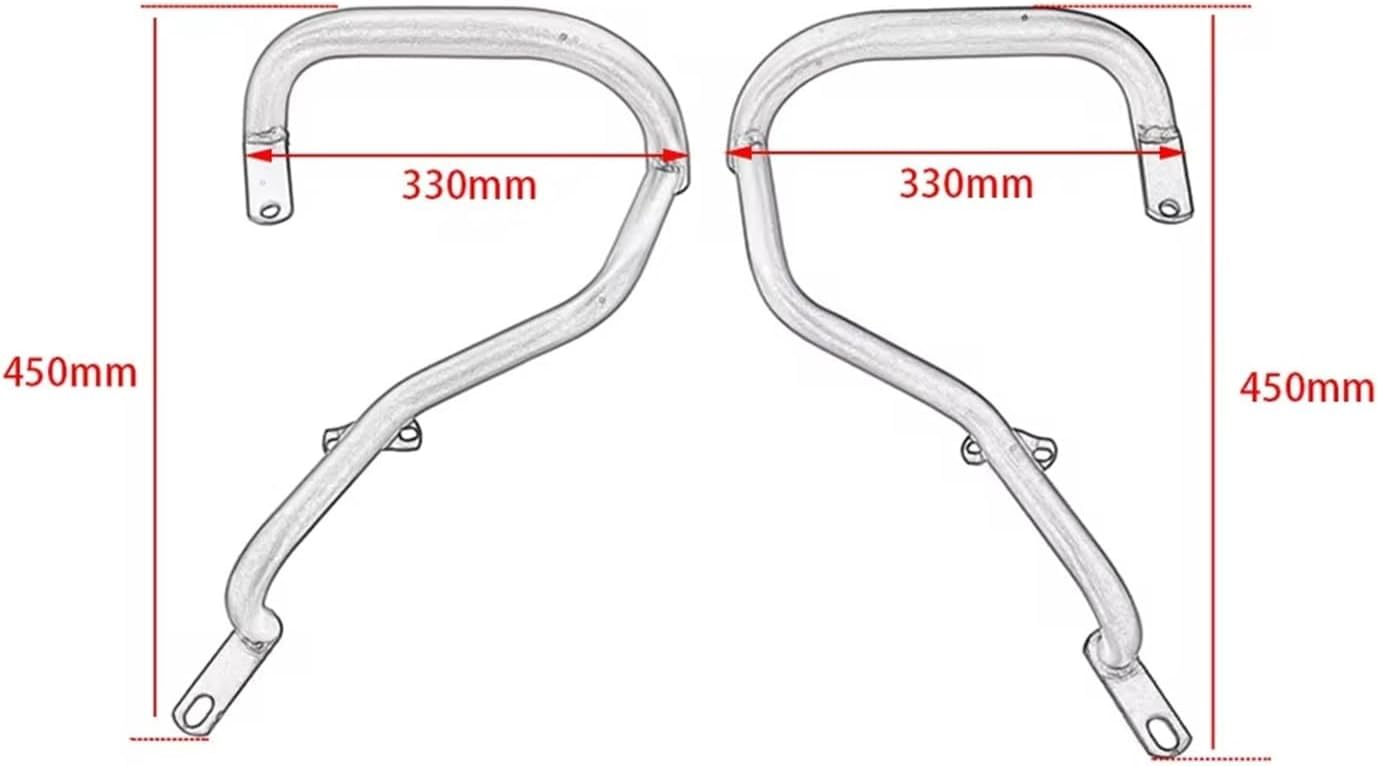 Barre protezione moto Telaio per barra di protezione per motocicletta per CTX700 CTX700N 2014-2019 per motore paraurti caduta