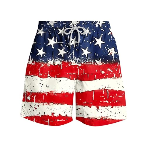 Floral Print Swim Trunks for Men Quick Dry Breathable Shorts Elastic Waist Hawaiian Summer Beach Bathing Suits4