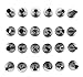 W-Plus 27PCS Cake Decoration Tips Set, Stainless Steel Piping Nozzle Kit, Silicone Pastry Bag, Coupler for Cake Cookies