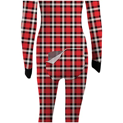 Gerichy Womens Pajama Sets, Women Sexy Deep V Neck Butt Button Back Flap Jumpsuit Pajama Long Sleeve One Piece Bodycon Rompers Overall Sleepwear #TOP1