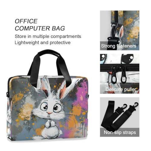 Funda portátil para laptop 15.6" con cremallera y asa miniatura 6