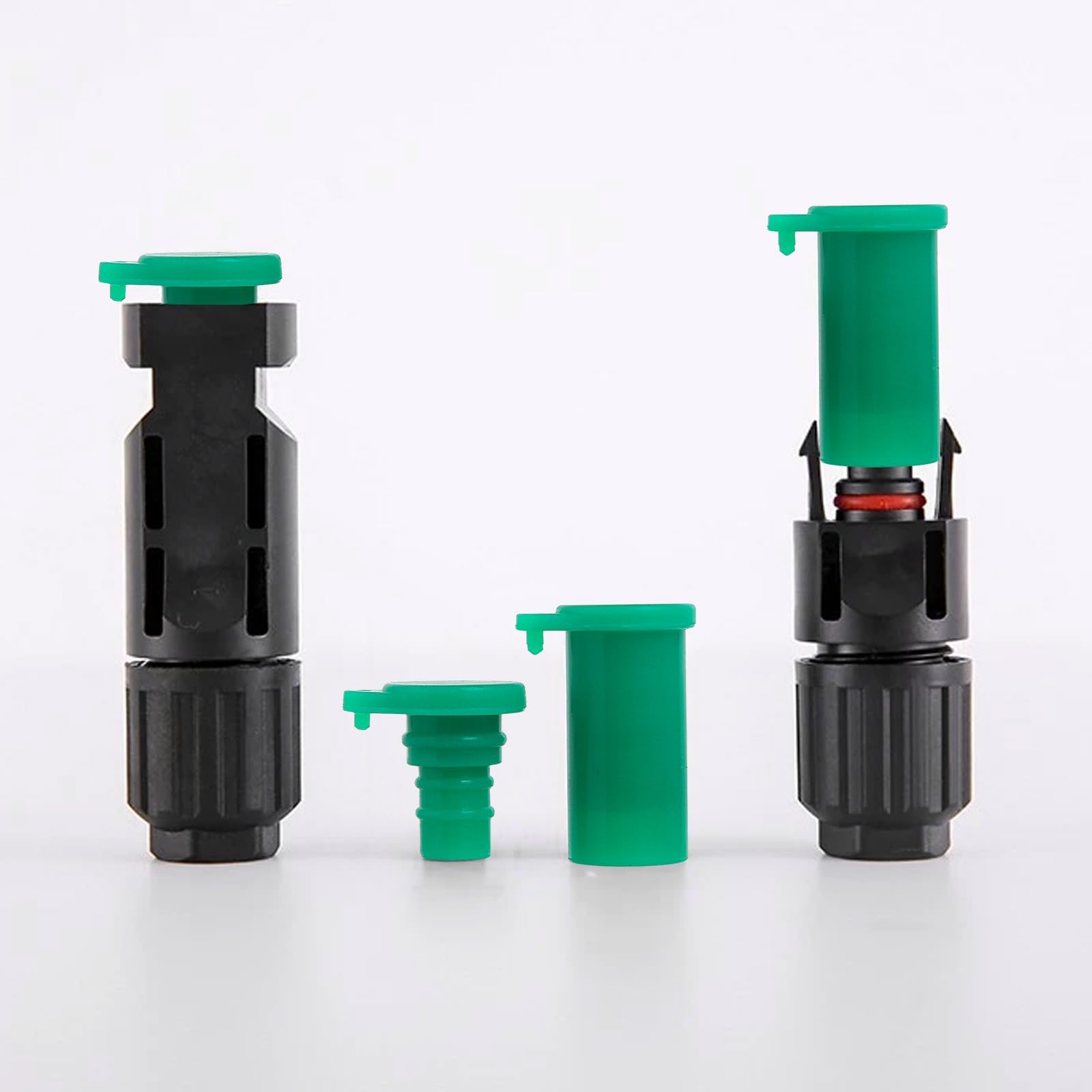 Jadeshay Cappucci per Connettori Solari,10 Paia Cappuccio Maschio e Femmina per Terminale del Cavo Pannello Solare e Inverter,Impermeabile e Resistenti alla Polvere Accessori per Pannello Solari