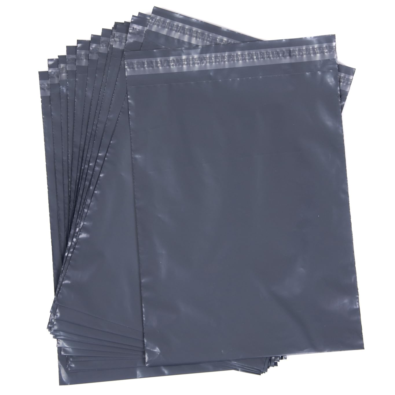 bag it Plastics Mailing Bags - Dark Grey Self Seal Envelopes 225mm x 318mm - 9" x 12" - Pack of 1000