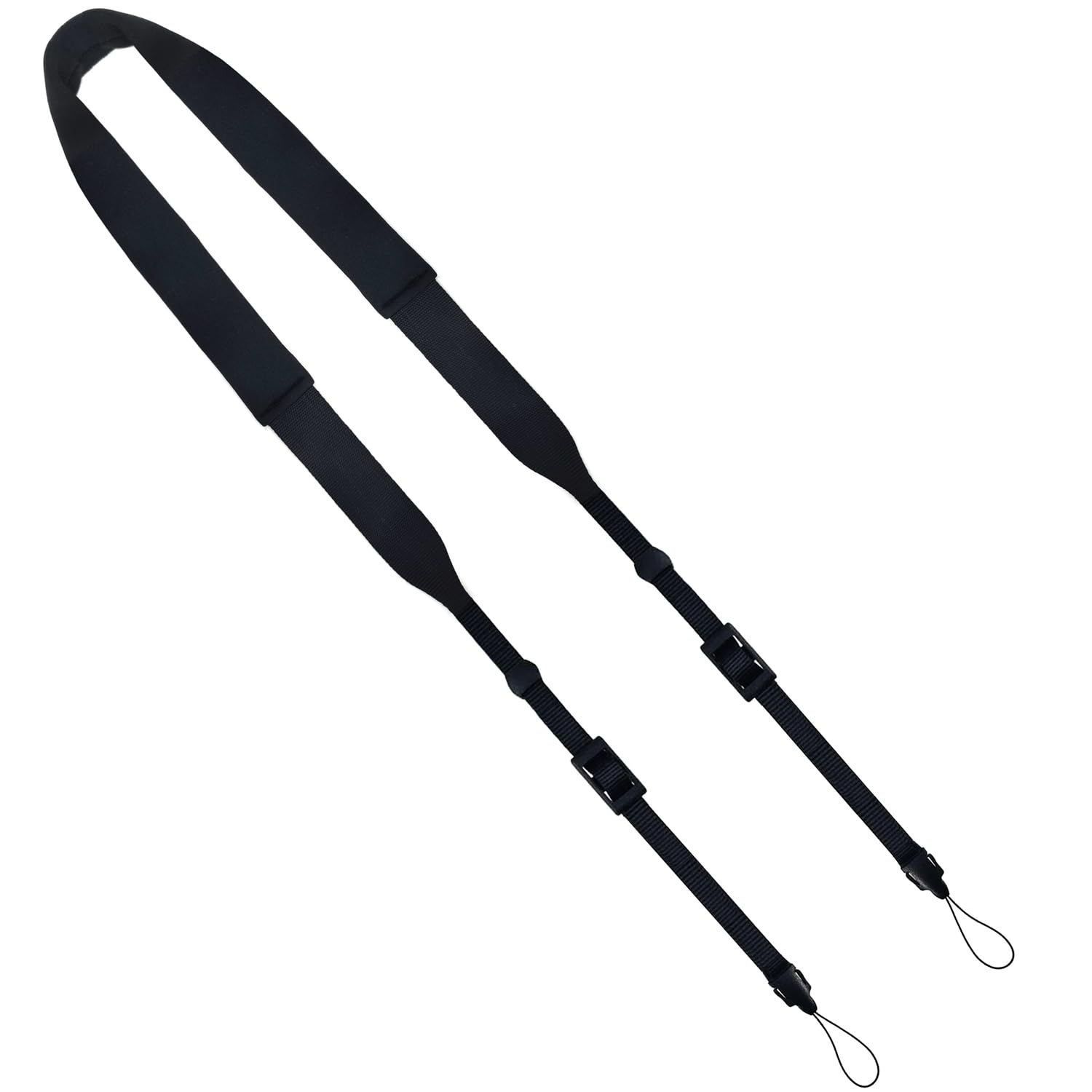 Washable Soft Neoprene Camera Neck Strap (Black)