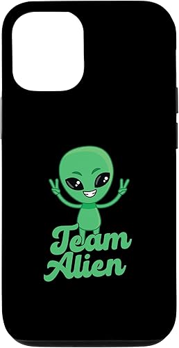 iPhone 13 Pro para Alien Aliens Lovers Green Alien Meme Team Alien Skin Case