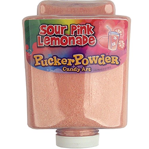 Sour Pink Lemonade Pucker Powder Candy Art - 9.5 Oz Bottle