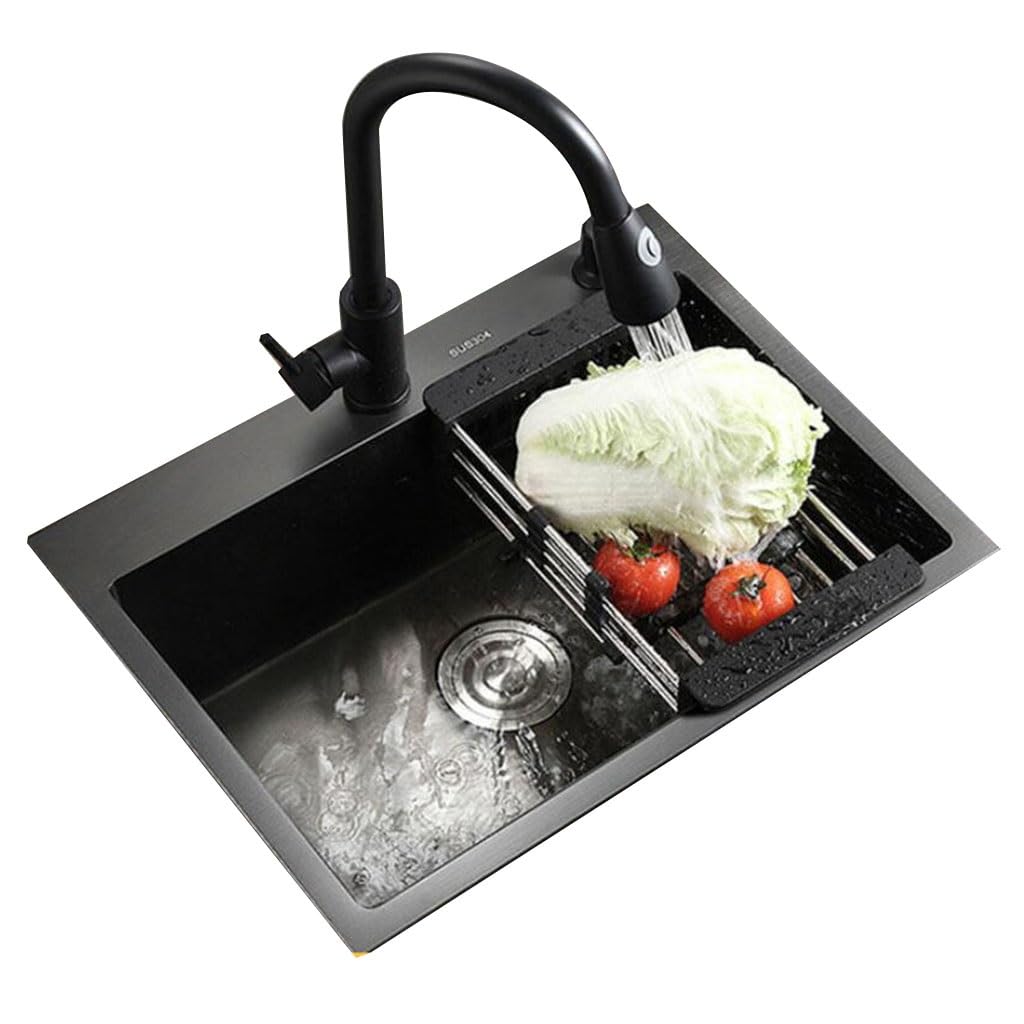 Évier cuisine pratique en acier inoxydable pour éliminer la rouille et les rayures