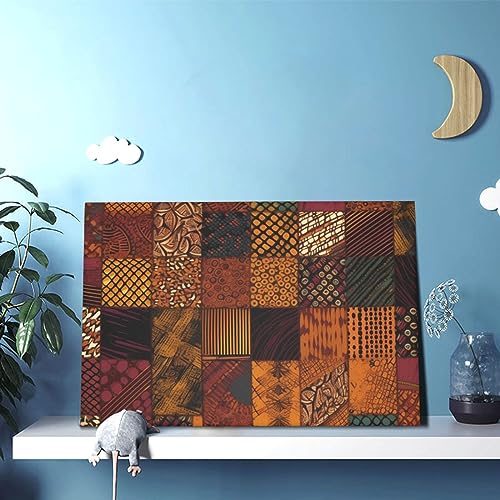 Décoration murale style africain impression sur toile chambre 30x45