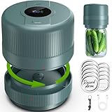 Mason Jar Vacuum Sealer Kit, Electric Sealer for Wide and Regular Mouth Mason Lids, Canning Vacuum Sealer Mason Jar, Automatic Vacuum Sealer Machine for Food Storage - Saxe Blue