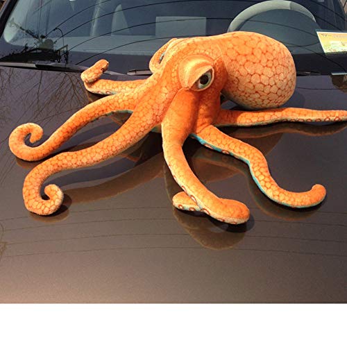YunNasi Kuscheltier Krake Kreative Plüschtier Oktopus Kissen Naturgetreu Gestaltet, Prima als Spielzeug Geschenke für Kinder (80cm)