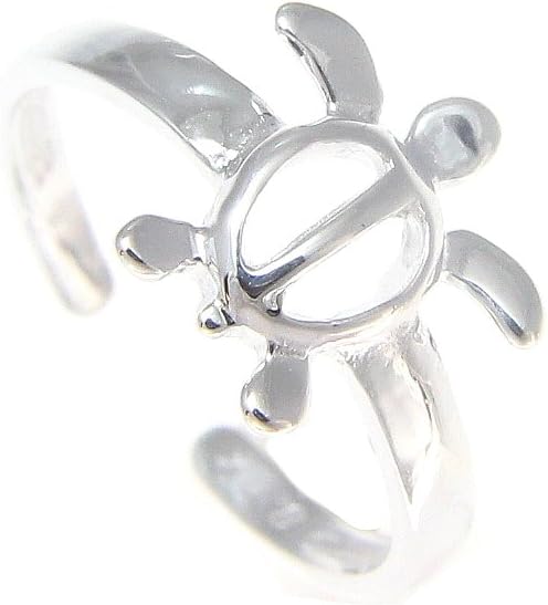 Arthur's Jewelry 925 sterling silver Hawaiian honu turtle toe ring