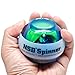 NSD Power Lit Spinner Gyroscopic Wrist and Forearm Exerciser Featuring LED Light, Blue