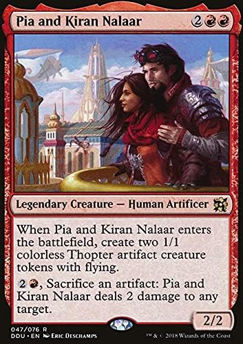 MTG Magic: The Gathering - Pia y Kiran Nalaar (47) Mazos de duelo: Elfos vs. Inventores DDU