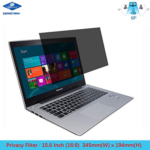 15.6 Inch Laptop Privacy Screen Filter for 16:9 Widescreen Display - Laptop Monitor
