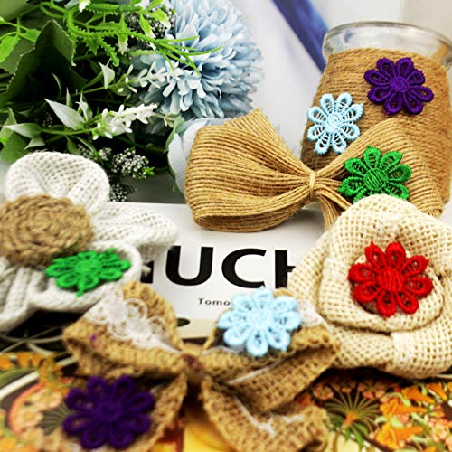 Idongcai Christmas Lace Trim Decoration Flower Green Lace Ribbon Lace Trim Daisy Flower Edging Ribbon-15 Yard Lace Ribbons For Crafts #TOP2