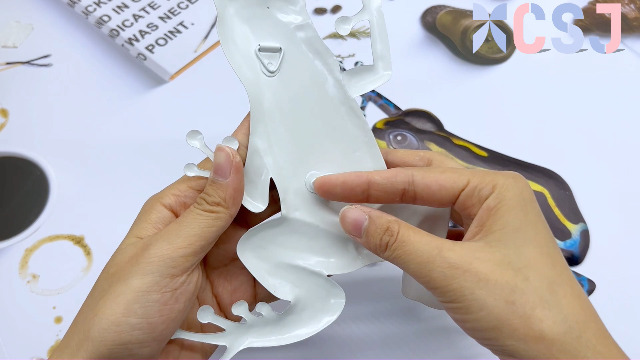 Garneck Decorazioni A Forma Di Rana 4 Pezzi Decorazione Realistica A