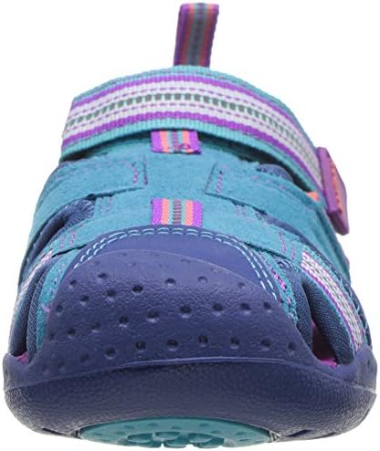 pediped unisex child Sahara Flat, Ocean, 7.5-8 X-Wide Toddler US | Image 1