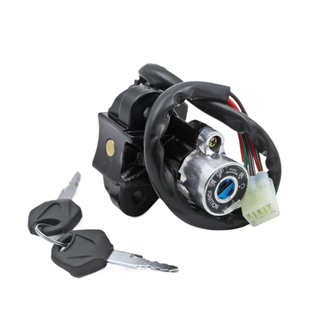 para Suz&uki V-Strom 650 1000 DL650 DL1000 DL 650 DL 1000 2014 2015 Tapa Tanque Combustible Encendido Motocicleta Cubierta Asiento Conjunto De Bloqueo Tapones depósito