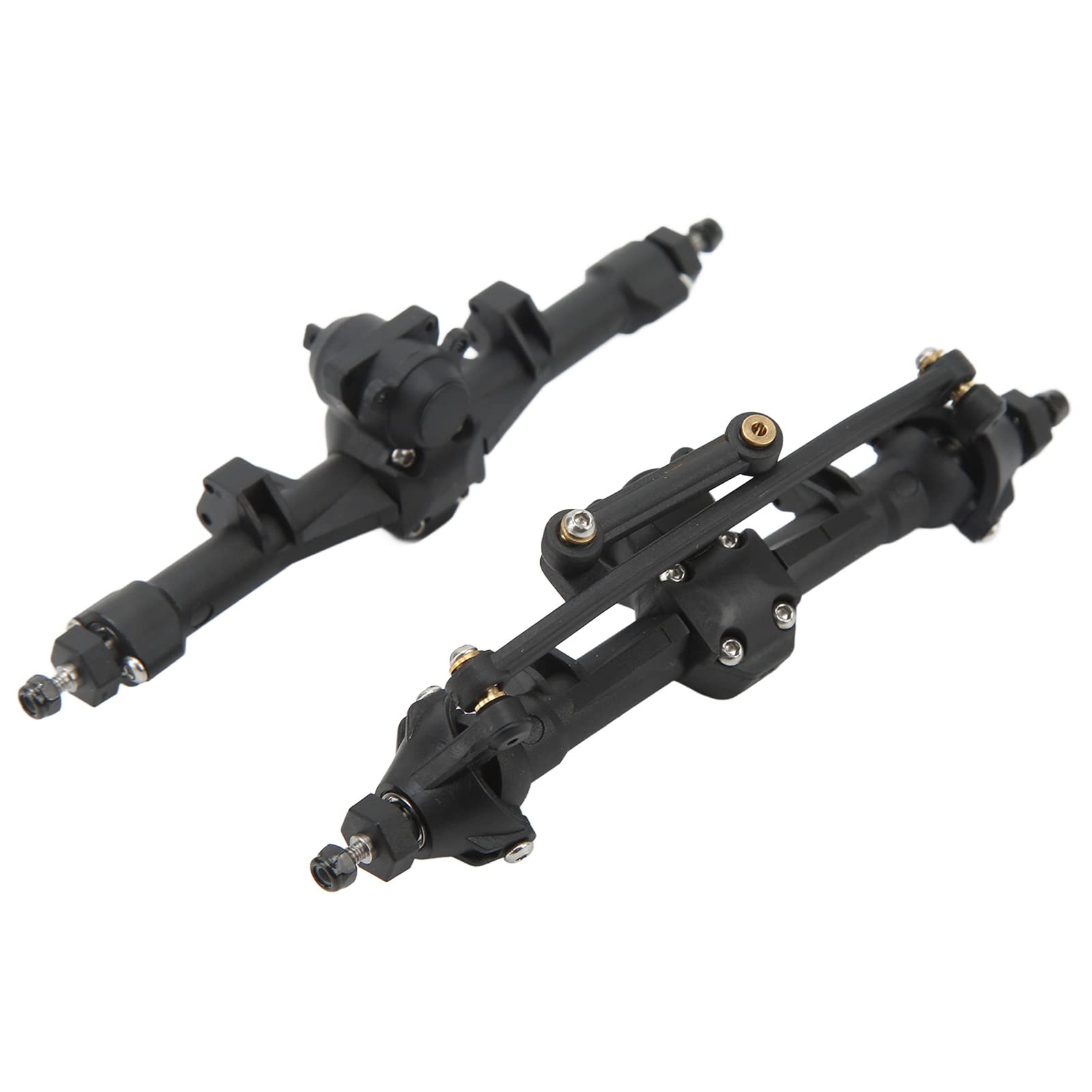Naroote Kit de Eje Delantero y Trasero para Coche RC, para Axial SCX24