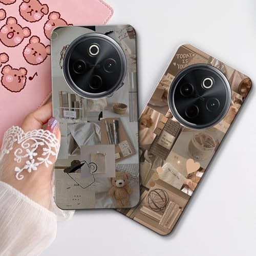 Image of COLORflow Back Cover Compatible with Vivo T4 5G / Y300 Pro 5G / iQOO Z10 5G | Aesthetic Color Customized Back Cover Compatible with Vivo T4 5G / Y300 Pro 5G / iQOO Z10 5G