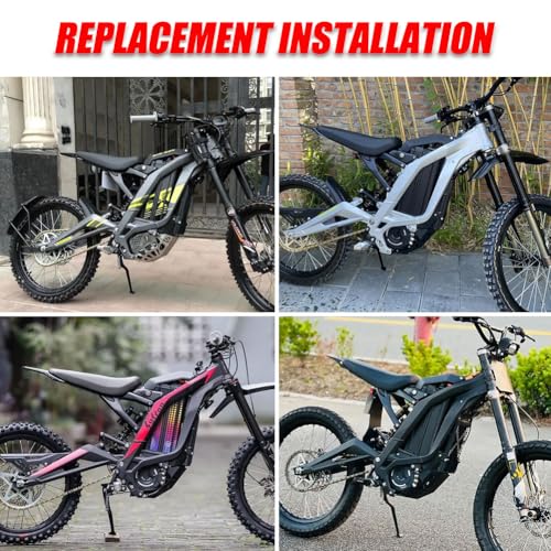 Image of Foot Pegs Bracket Surron Foot Rest Brackets Motorcycle Footbracket CNC Aluminum Foot Peg Pedal Bracket Kit for Light Bee Sur-Ron S /X Dirt Bike black
