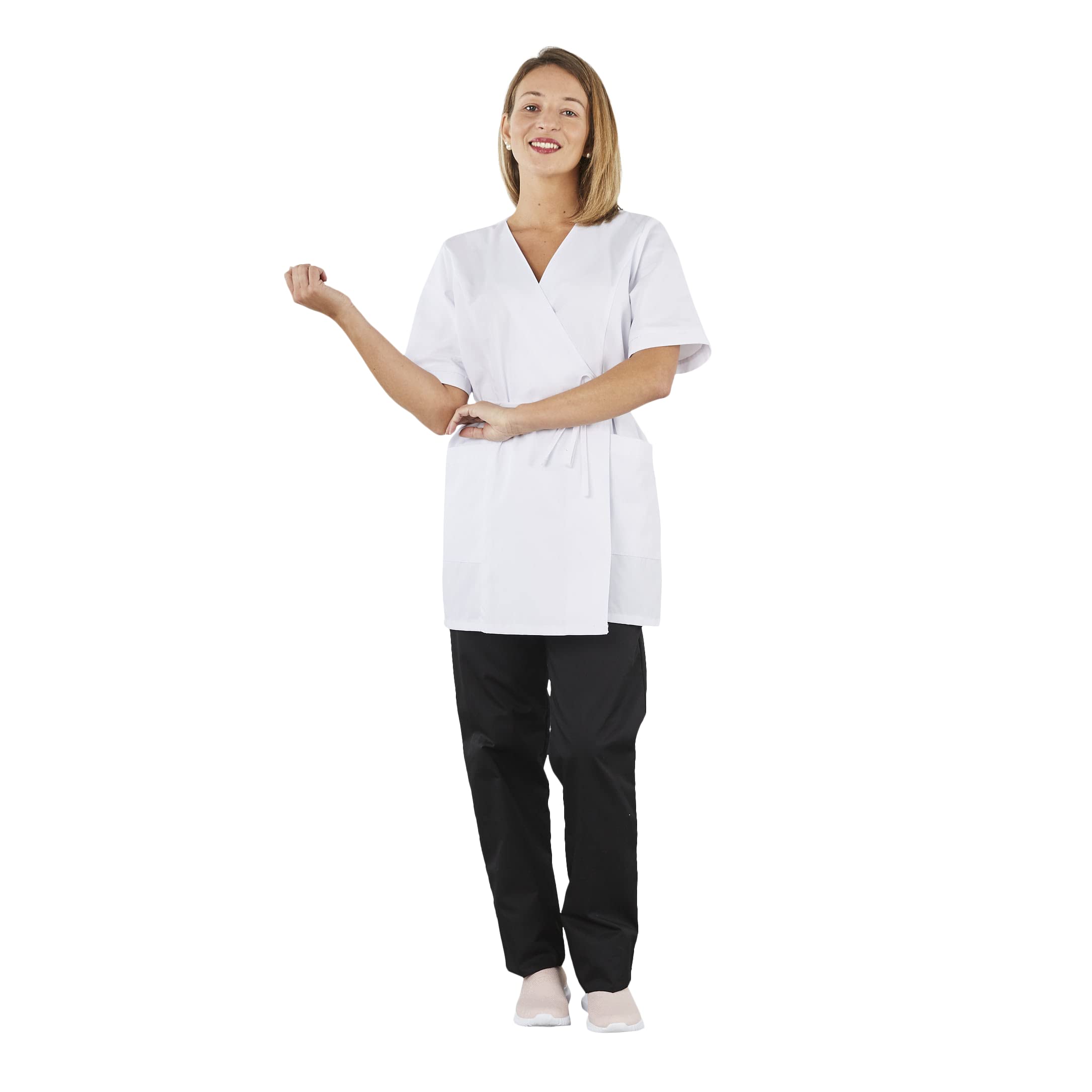 Hurry Jump Tunique Femme Medical Santé Eshtétique Coiffure Style Kimono