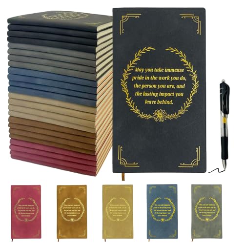 Carnet A6 lot de 30 stylos ergonomiques pour éviter la fatigue