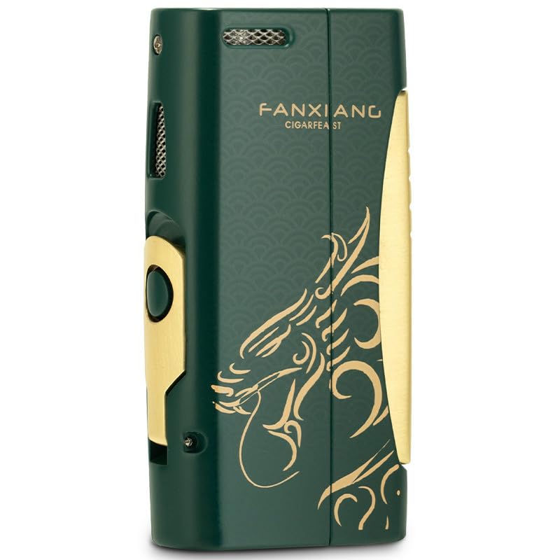 Encendedor de llama azul resistente al viento para cigarros miniatura 7