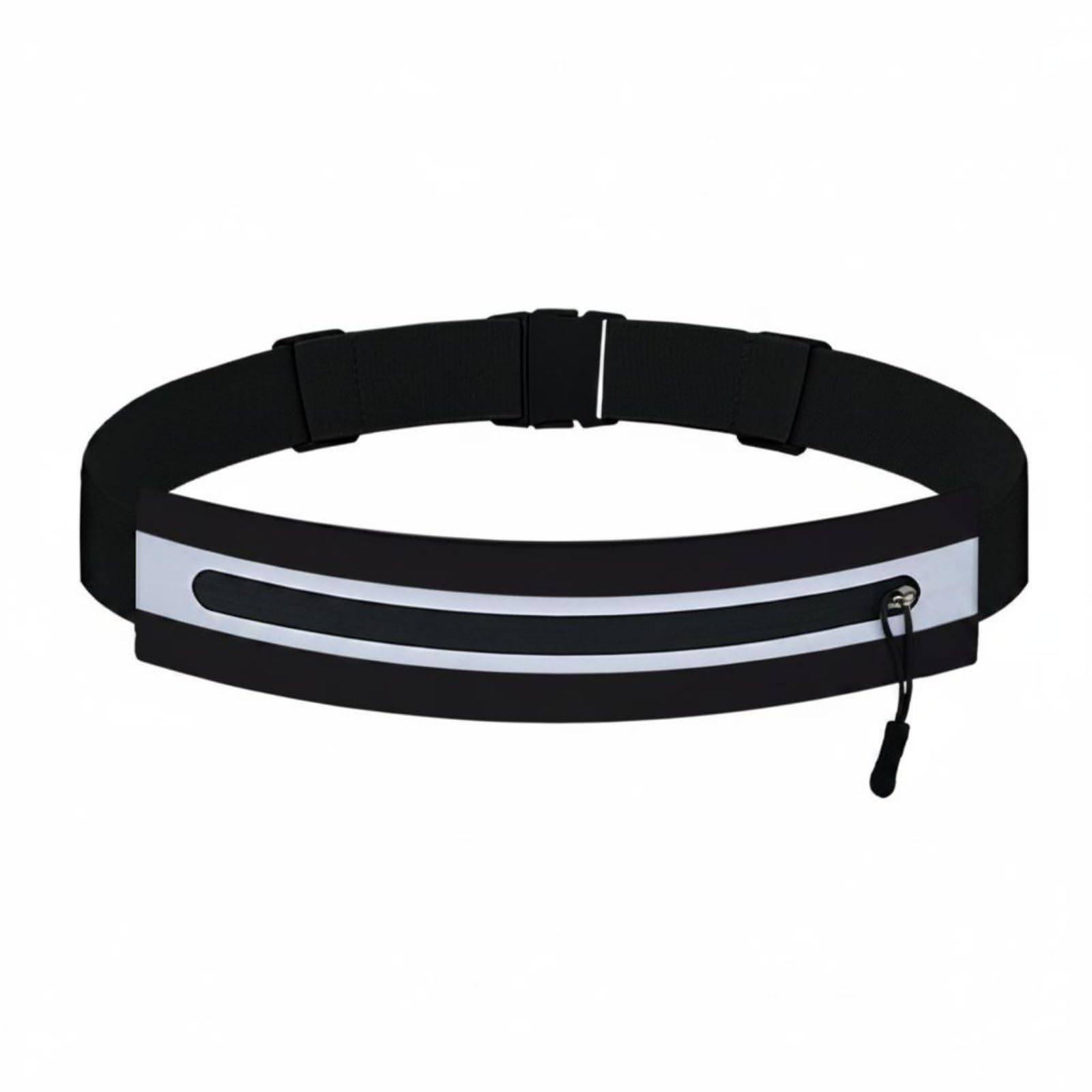 Meadawgs®Sweat Resistant Ultra Light Running Belt Lightweight Slim Running Waist Pack Expandable Storage Waterproof Sports Waist Bag for Long-Distance Race, Cycling, Black|Sporting Goods-image-20