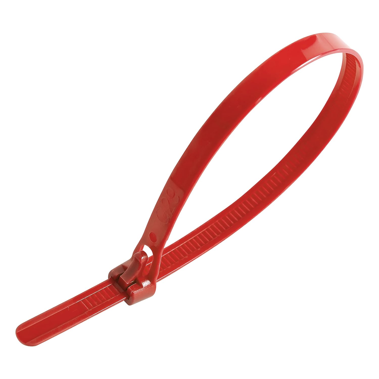 Red Cable Ties LEDSone, 350mm x 7.2mm Adjustable Nylon Zip Ties, 14" Multi-Purpose Releasable Plastic Tie Wraps Pack of 100, Secure Reusable for Tidy Wires Home Workshop and Garden