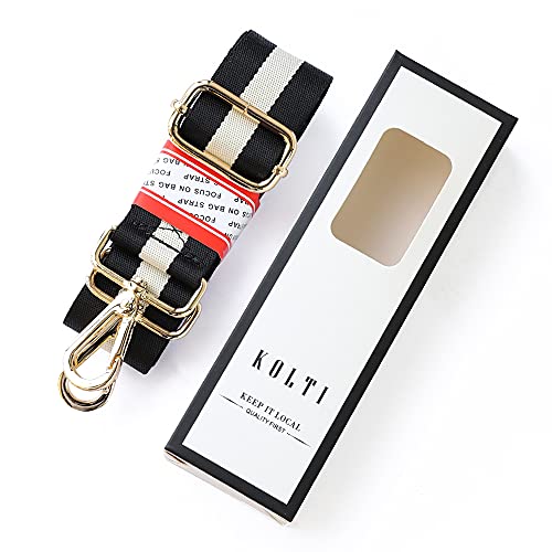 Kolti Purse Strap Replacement Crossbody Handbag Stripe Wide Adjustable2