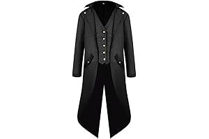 Gothic Halloween Trench Coat for Men: Embrace the Enigmatic