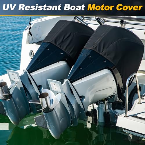 Partuto 600D Oxford Heavy Duty Outboard Motor Cover for Motor 100-150 HP by Partuto - Image 3