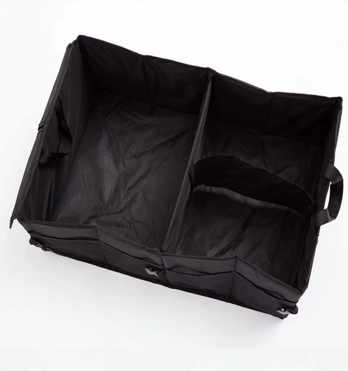 Ravem Cesta organizadora Maletero Coche para Audi Q6 e‑Tron/Q6 Sportback e‑Tron. Bolsa Impermeable multicompartimento para Guardar Accesorios Coche asa, Plegable.