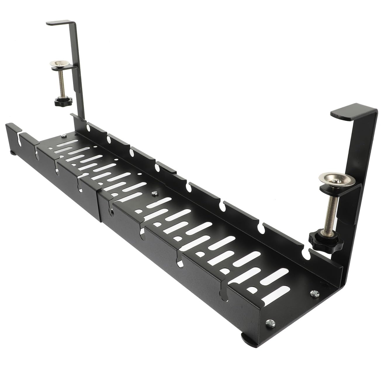 Artibetter Untertisch Kabelmanagement Tray Verstellbarer Kabelorganizer Für Schreibtisch Platzsparender Kabelhalter Für Büro Und Homeoffice Einfache Installation