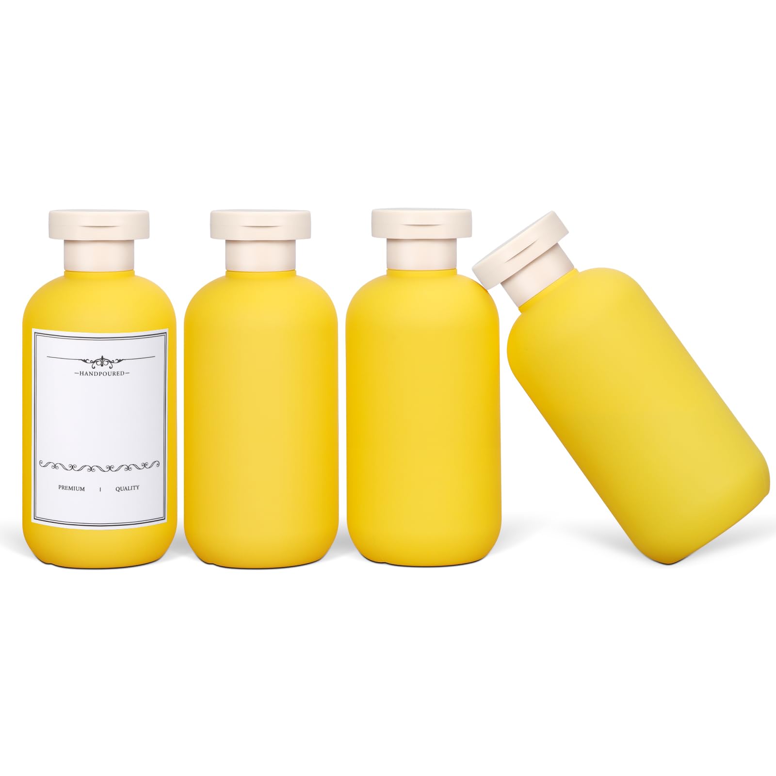 ASEVAT 6.7oz Leak Proof Travel Bottle with Flip Cap, Shampoo and Conditioner Bottle Set, Refillable Containers for Lotion, Cream Shampoo