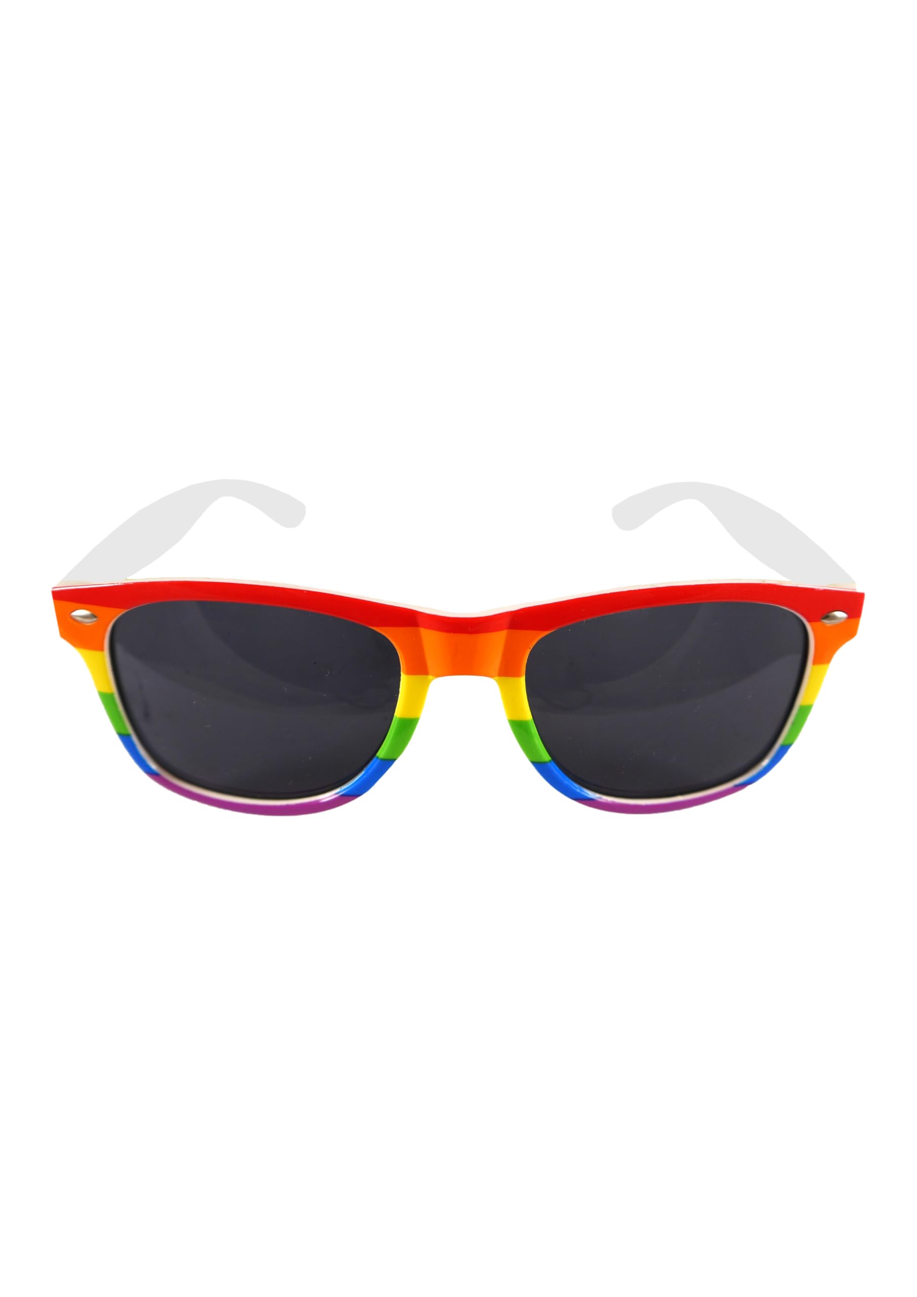 RAINBOW GLASSES WITH DARK LENS GAY PRIDE FESTIVAL FANCY DRESS ACCESSORY CARNIVAL