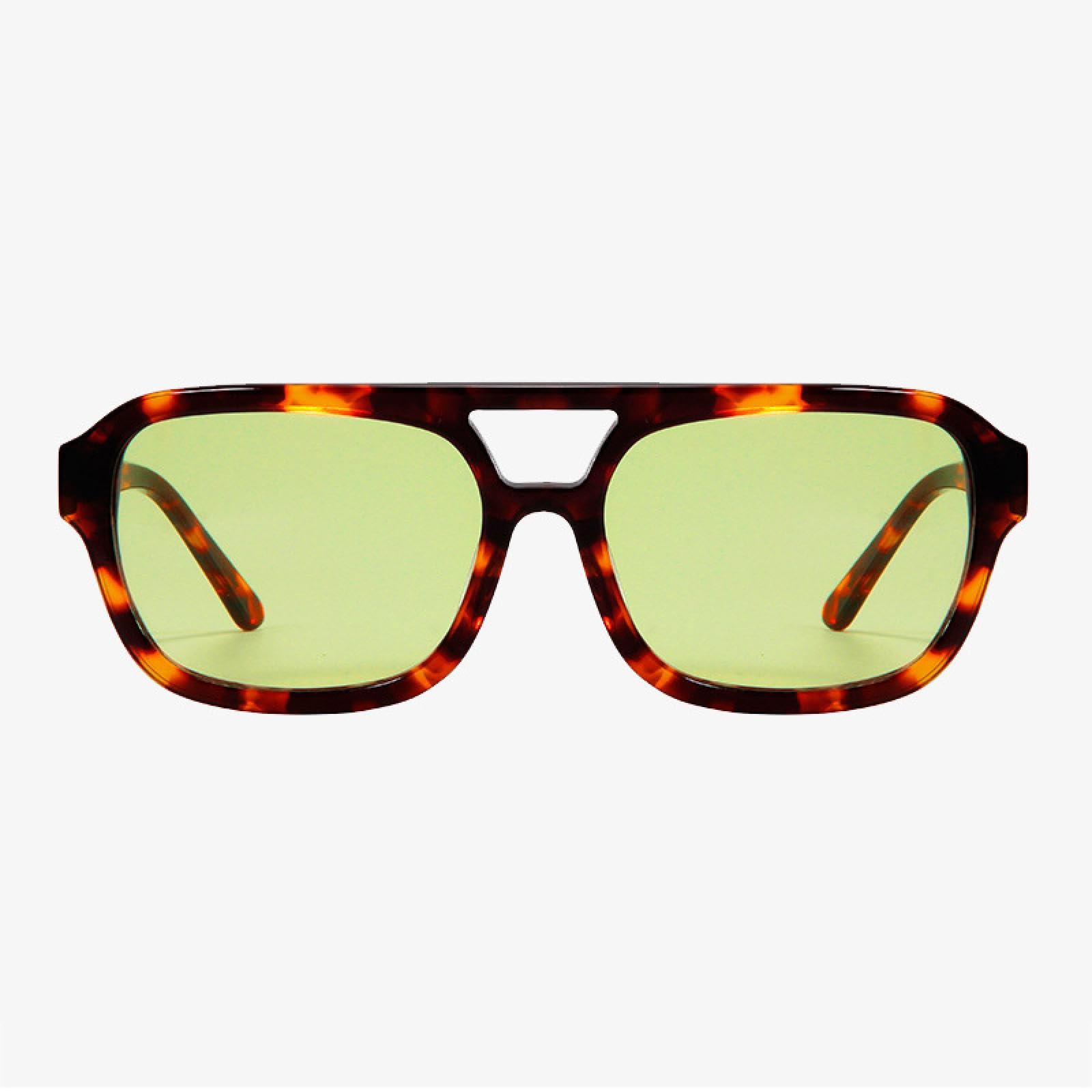 Occhiali da sole vintage in acetato polarizzati da uomo e da donna, occhiali da sole a doppia trave di lusso, occhiali UV400