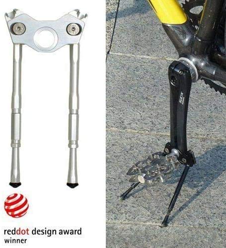 Bicycle CoolStand Alloy Adjustable Side Stick 33-39mm, Silver, ST1915