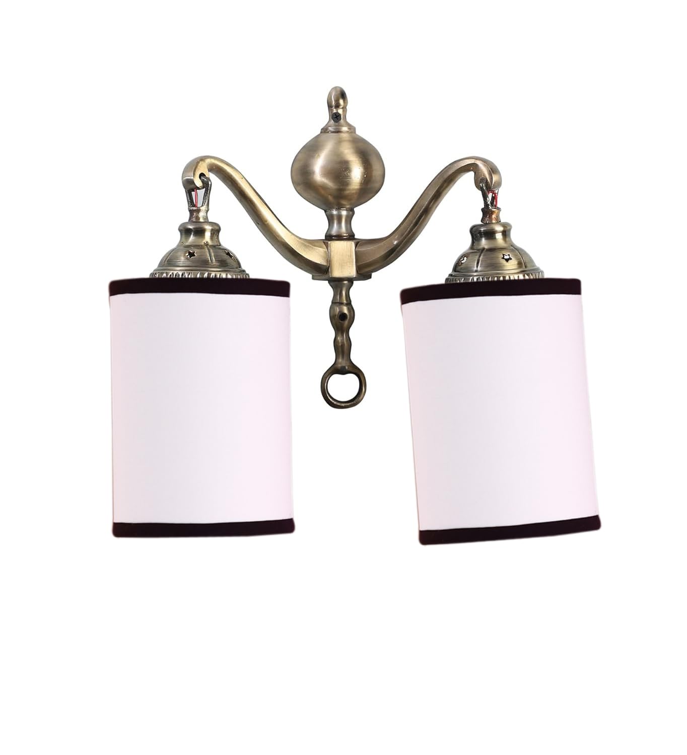 Devansh Dual Golden Antique Black & White Shade wall décor wall Hanging Light Vintage wall Lamps Decorative lamp Traditional wall lamp 3