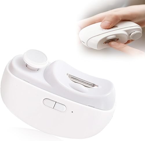 Electric Nail Clipper, New 2 in 1 Automatic Nail Trimmer, ElectricNail with Polishing, Manicure Set Multifunctional Nail Trimmer for Baby, Kids,