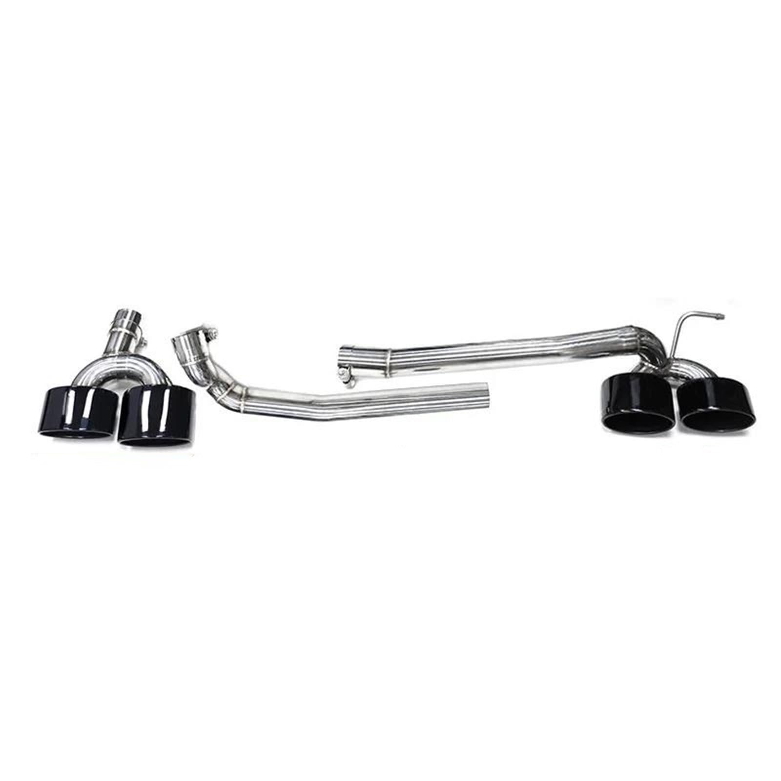Embouts d'échappement Mercedes W204 version quad avec silencieux 26cm - 6